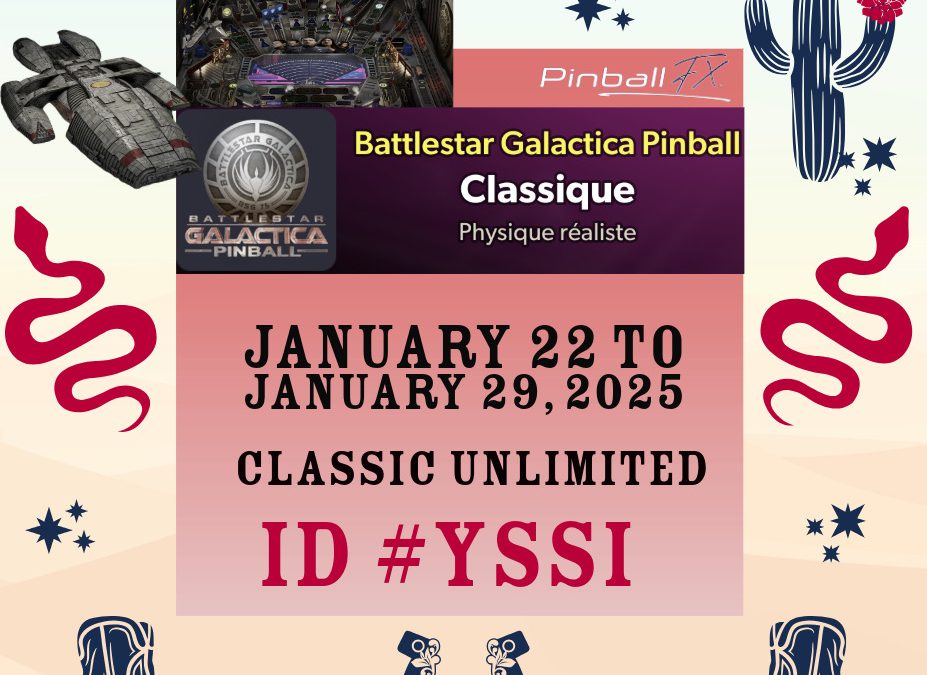 January 22, 2025 Battlestar Galactica Pinball
