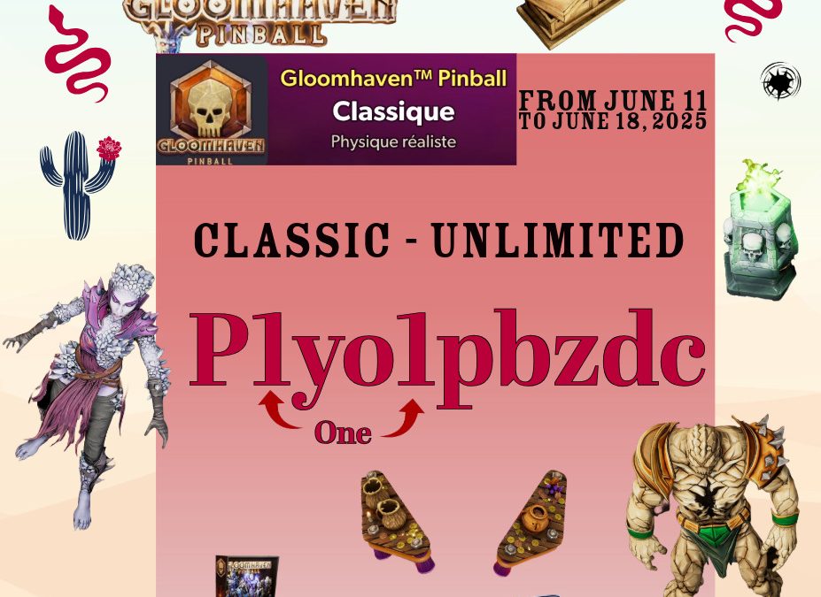 June 11, 2025 Gloomhaven Pinball
