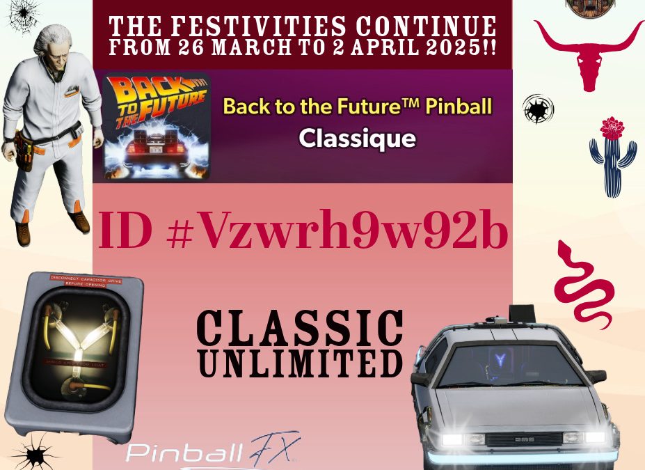March 26, 2025 Back to the Future Pinball