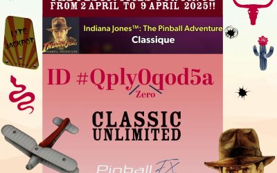 April 2, 2025 Indiana Jones : The Pinball Adventure