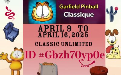 April 9, 2025 Garfield Pinball