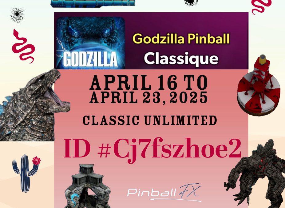 April 16, 2025 Godzilla Pinball
