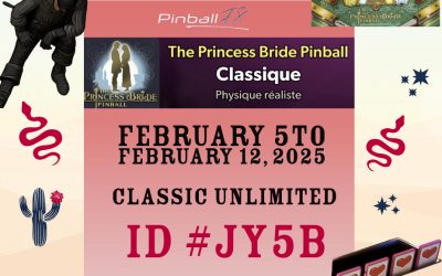 February 5, 2025 The Pincess Bride Pinball