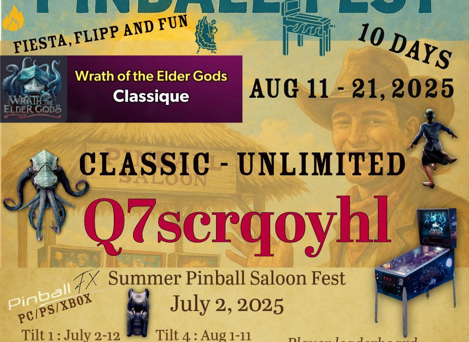 Aug 11 – 21, 2025 Wrath of the Elder God