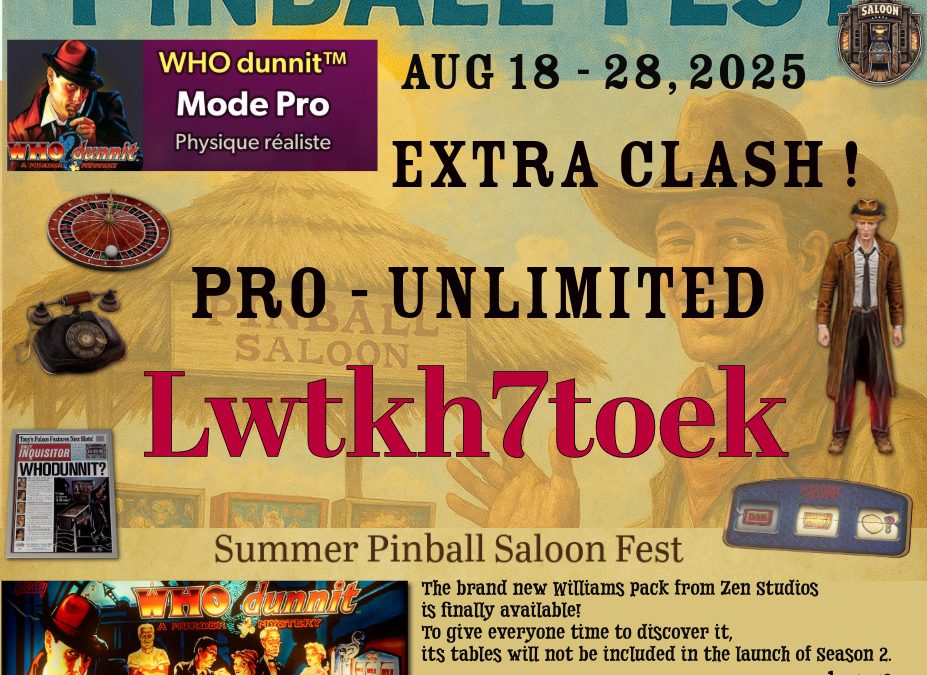 Aug 18 – 28, 2025  Who Dunnit