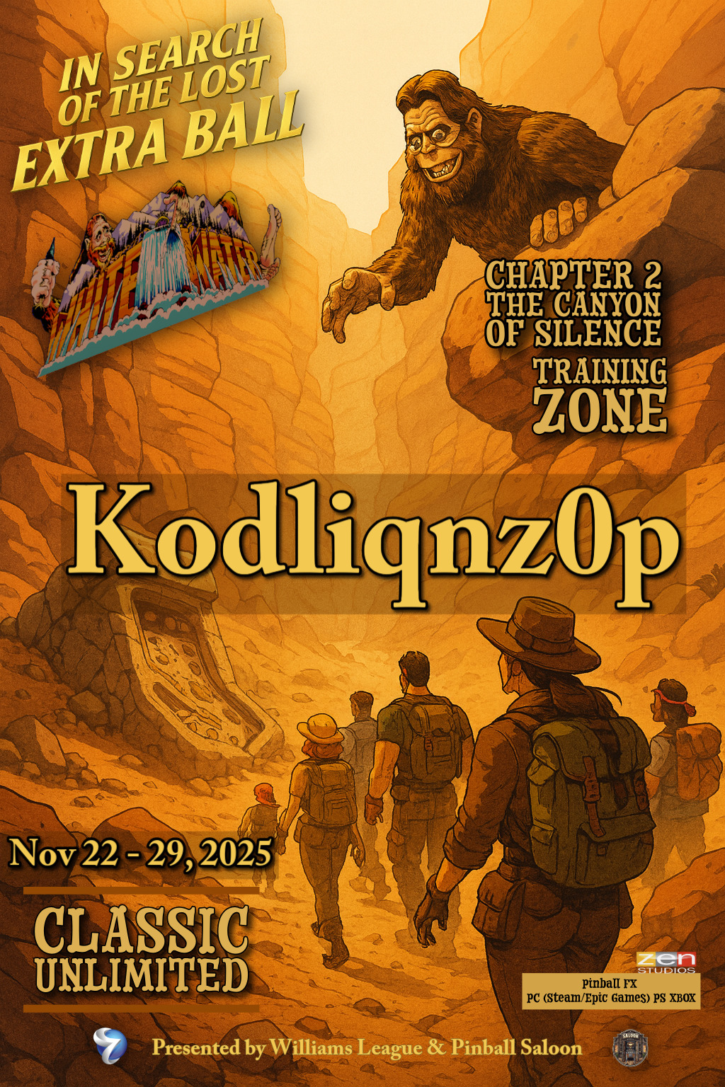 ExtraBall251122WhiteWaterTrainingAnnonce