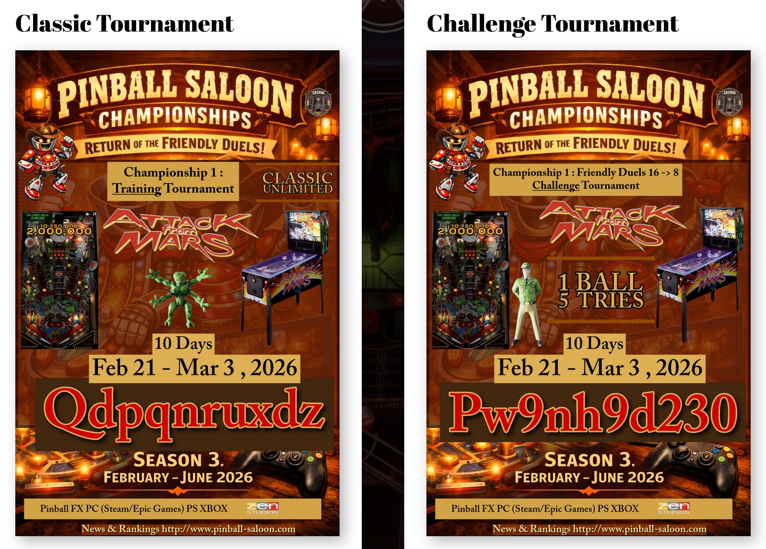 Feb 21 – Mar 3, 2026 Attack From Mars